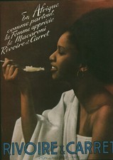 Publicité ancienne en Afrique Rivoire & Carret  1950 issue de magazine