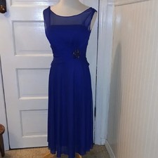 Royal Blue Midi Dress