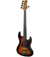 Basse Electrique EKO JB300-5-SB - 5 cordes Type JB vintage - Sunburst