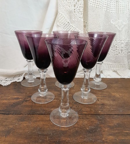 Verres pied en verre - pied,