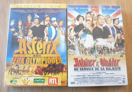 Dvd asterix jeux - 2, asterix,