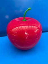 Seau Bac a Glaçons a Glace forme Pomme Rouge  vintage
