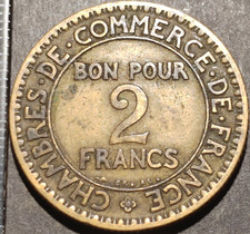 2 francs 1922 Chambre de commerce France - 161879 coin