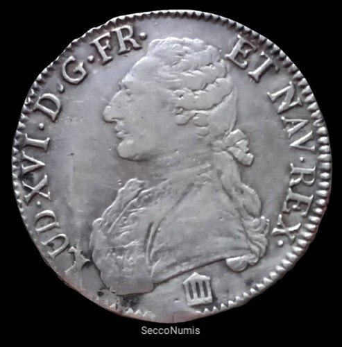 Louis xvi écu aux branches - louis, .