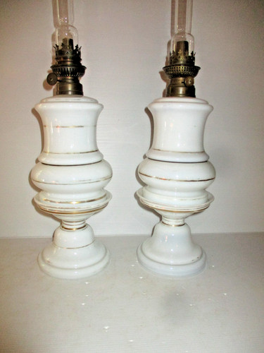 Belle paire lampes à - paire, de