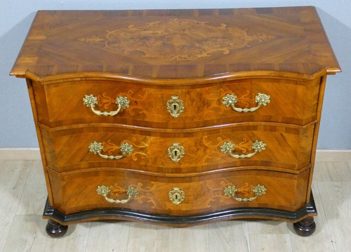 Commode louis xiv - en, noyer