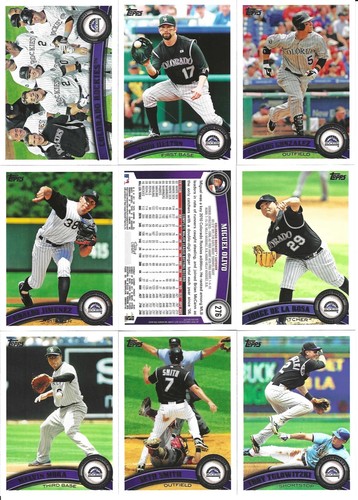 2011 topps colorado rockies - 2011,
