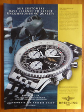 2/2000 PUB BREITLING WATCH OLD NAVITIMER UHR GRUMMAN EA-6B PROWLER ORIGINAL AD