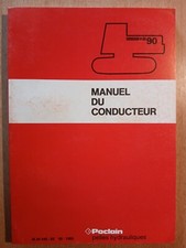 POCLAIN 90 CL CK CKE chenilles : notice d'utilisation et d'entretien 1985