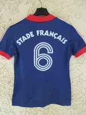 Maillot STADE FRANÇAIS 92 LEVALLOIS porté ADIDAS vintage VENTEX shirt 10 12 ans