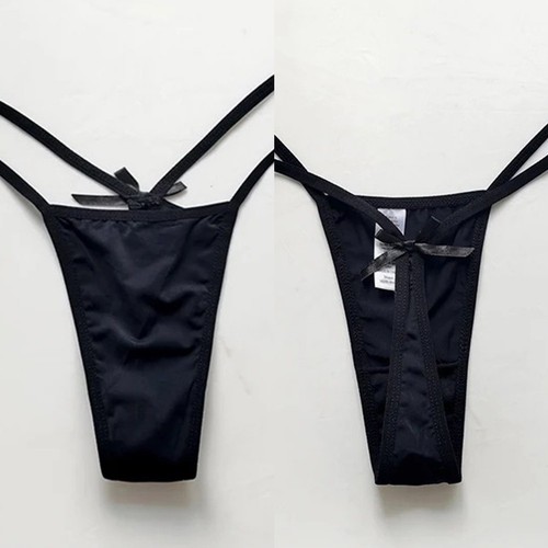 String pour femme soie glacée
