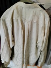 CACHAREL CHEMISIER PURE SOIE T L/XL (made in france)