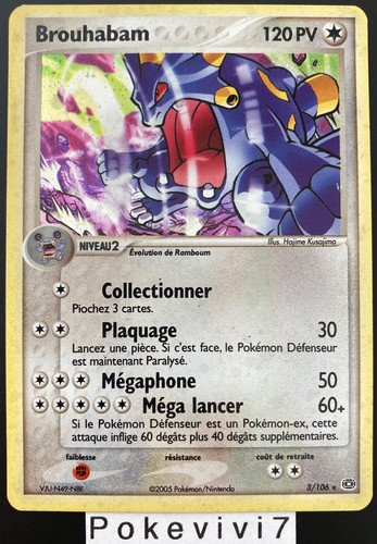 Carte pokemon brouhabam 106 - pokemon, 3/106