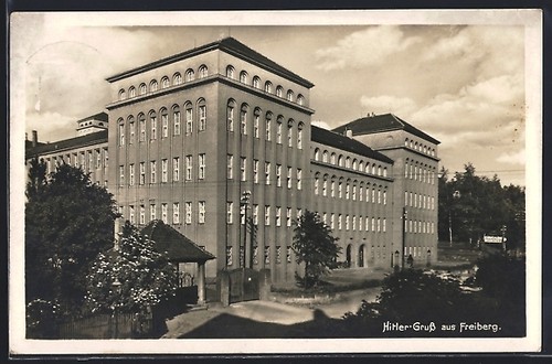 Carte postale freiberg sa - freiberg, /