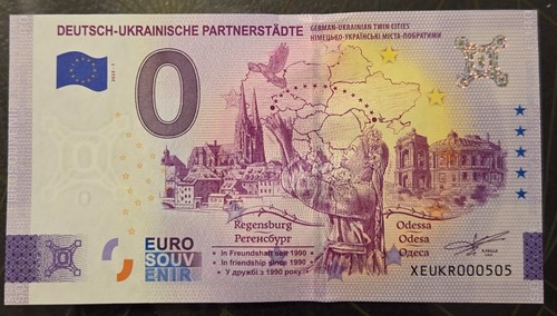 Billet null euro souvenir - 0,