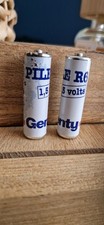 lot 2 anciennes Piles   1,5 Volt Supermarché GENTY Enseigne Disparue collection