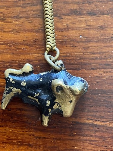 Porte clefs clé taureau - porte, clefs,