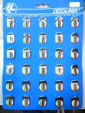 Italian Target Toe Clip Strap Buttons L'Eroica Retro Vintage Bicycle ciclolinea