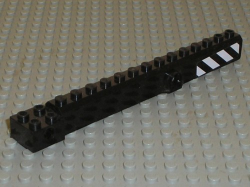 Lego city black crane arm - crane,