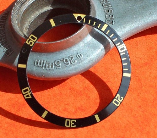 Rolex insert lunette - lunette, noire