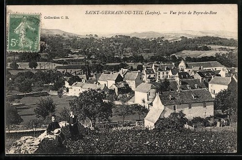 Cpa saint germain teil vue - cpa,