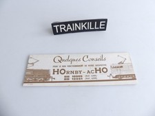 6380 / 6390 HORNBY NOTICE LOCOMOTIVE BB 16009 / 12061