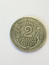 Monnaie France 2 Francs Morlon 1945 C