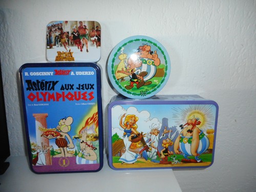 Astérix boites tôle - astérix,