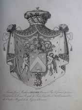 GRAVURE BLASON HERALDIQUE