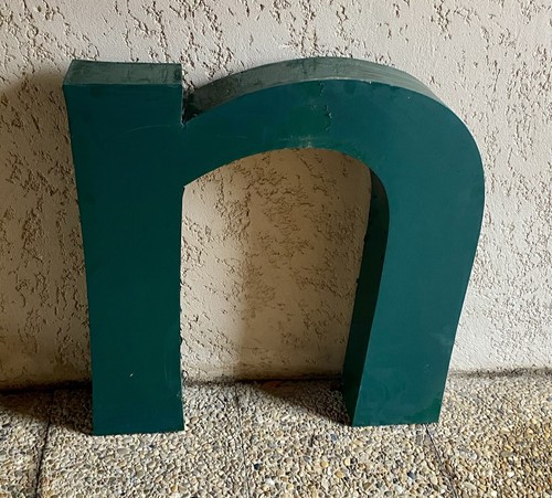Ancienne grande lettre - lettre, n