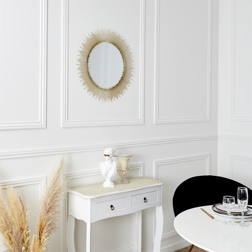 Miroir mural soleil design - miroir,
