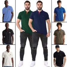 GANT Hommes Polo Décontracté Travail T-Shirt Respirant Manche Courte Coton S-2XL