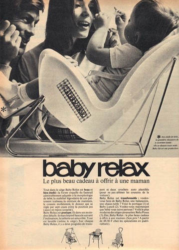 Publicite 1969 baby relax le - baby,