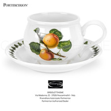 Portmeirion - Pomona - Tasse De Petit Déjeuner Avec Assiette Abricot - 280 Ml