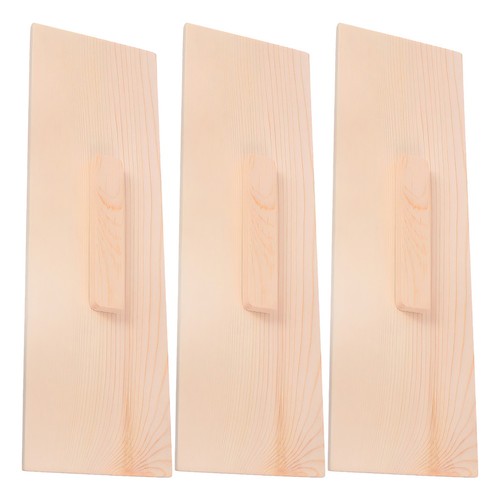 3 Pcs Couvercle En Bois De