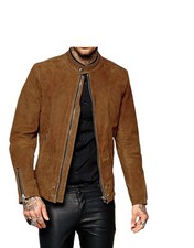 Blouson homme cuir daim