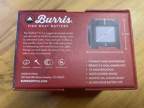 Burris fastfire 5 moa - e,