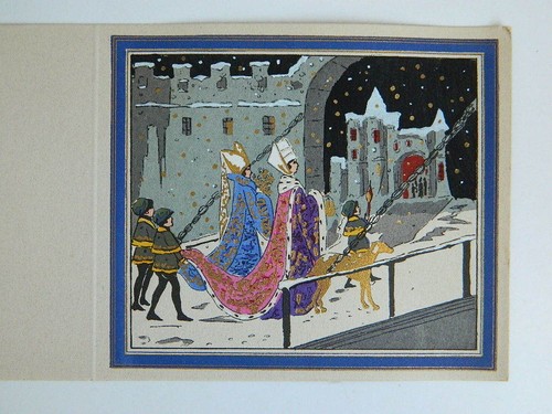 Carte voeux nuit noël - nuit,