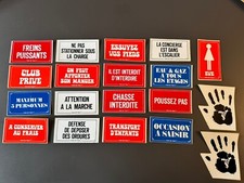 Lot de 19 autocollants vintage