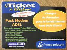 MODEM ADSL TICKET TÉLÉPHONE