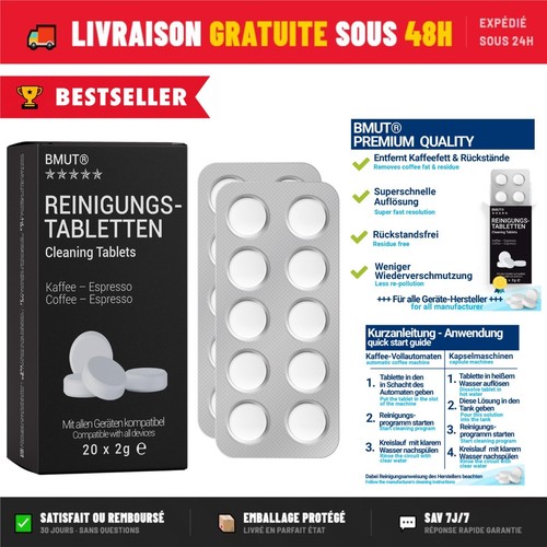 Pastilles nettoyage machine - , à