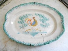 Grand plat faience forges - plat,