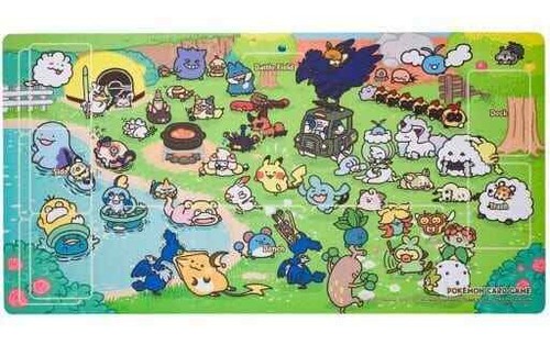 Tapis jeu pokemon center - jeu,