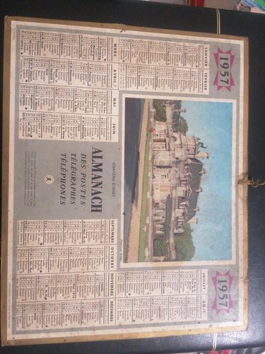 Calendrier almanach postes - calendrier,