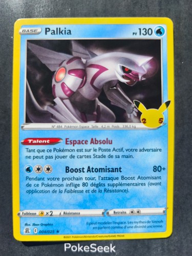 Carte pokemon palkia - carte,