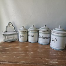 4 Anciens Pots À Épices En
