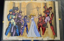 Saint Seiya Original Animation Cel Eris Pancel Oversize