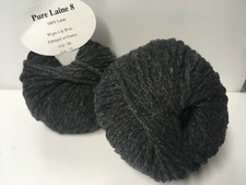 10 pelotes 100 % laine/ gris