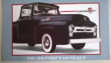 Ford F-100 Pickup (1956) : Brochure publicitaire DANBURY MINT