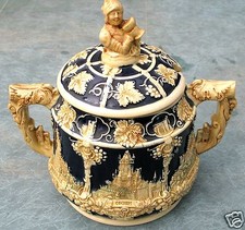 rare bol à punch, céramique